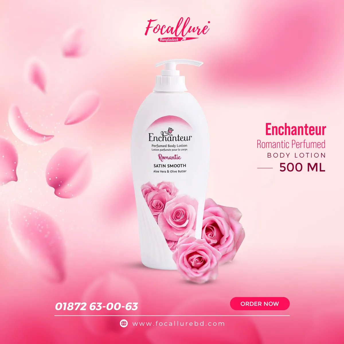 Enchanteur Romantic Perfumed Body Lotion - 500ml