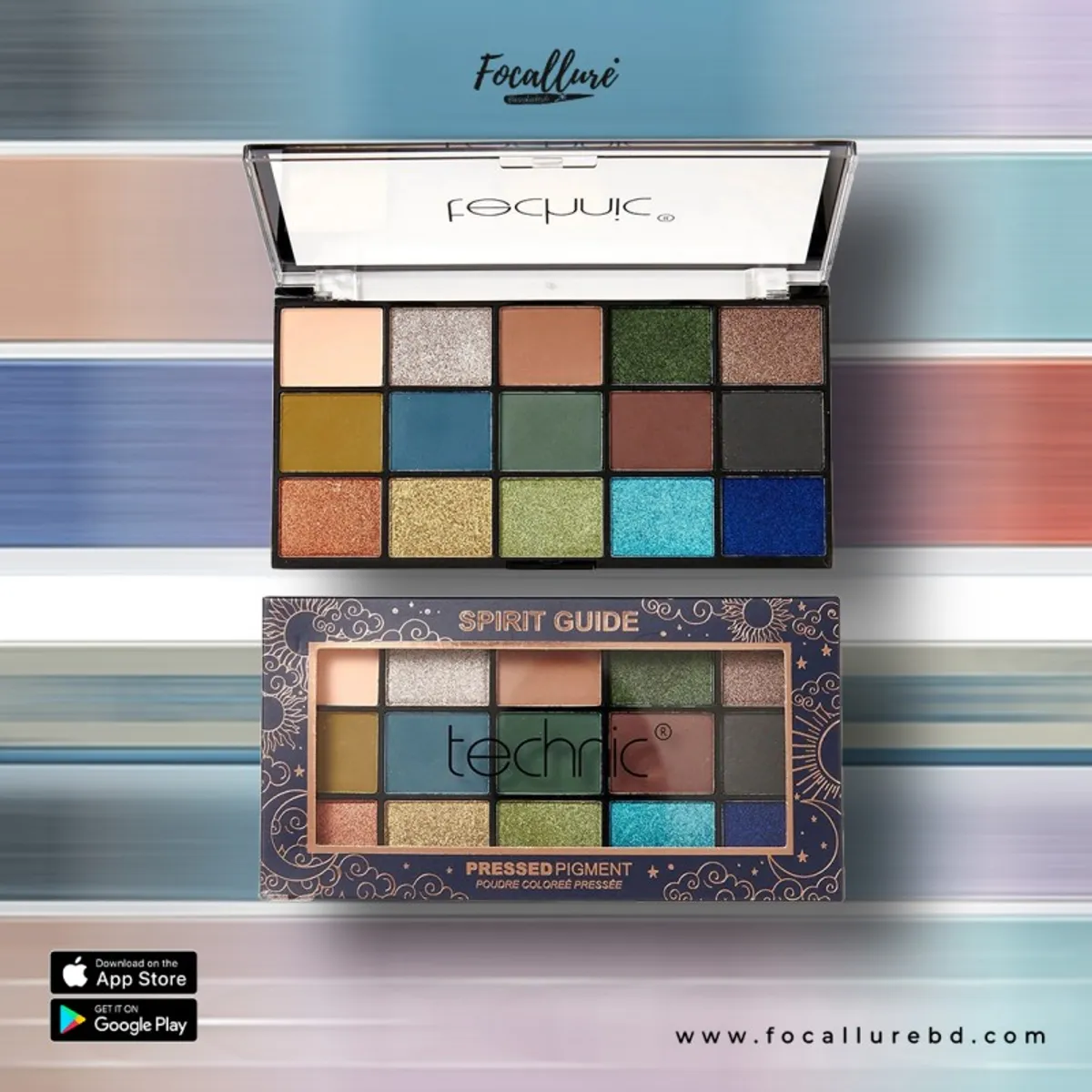 Technic Spirit Guide Pressed Pigment Palette