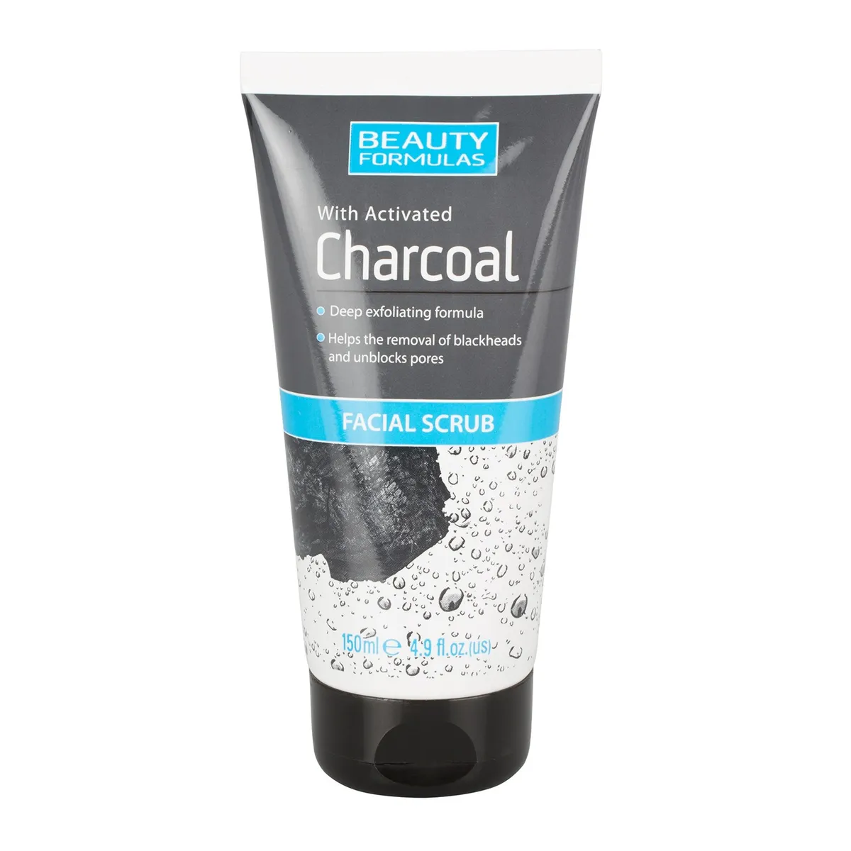 Beauty Formulas Charcol Facial Scrub - 150ml