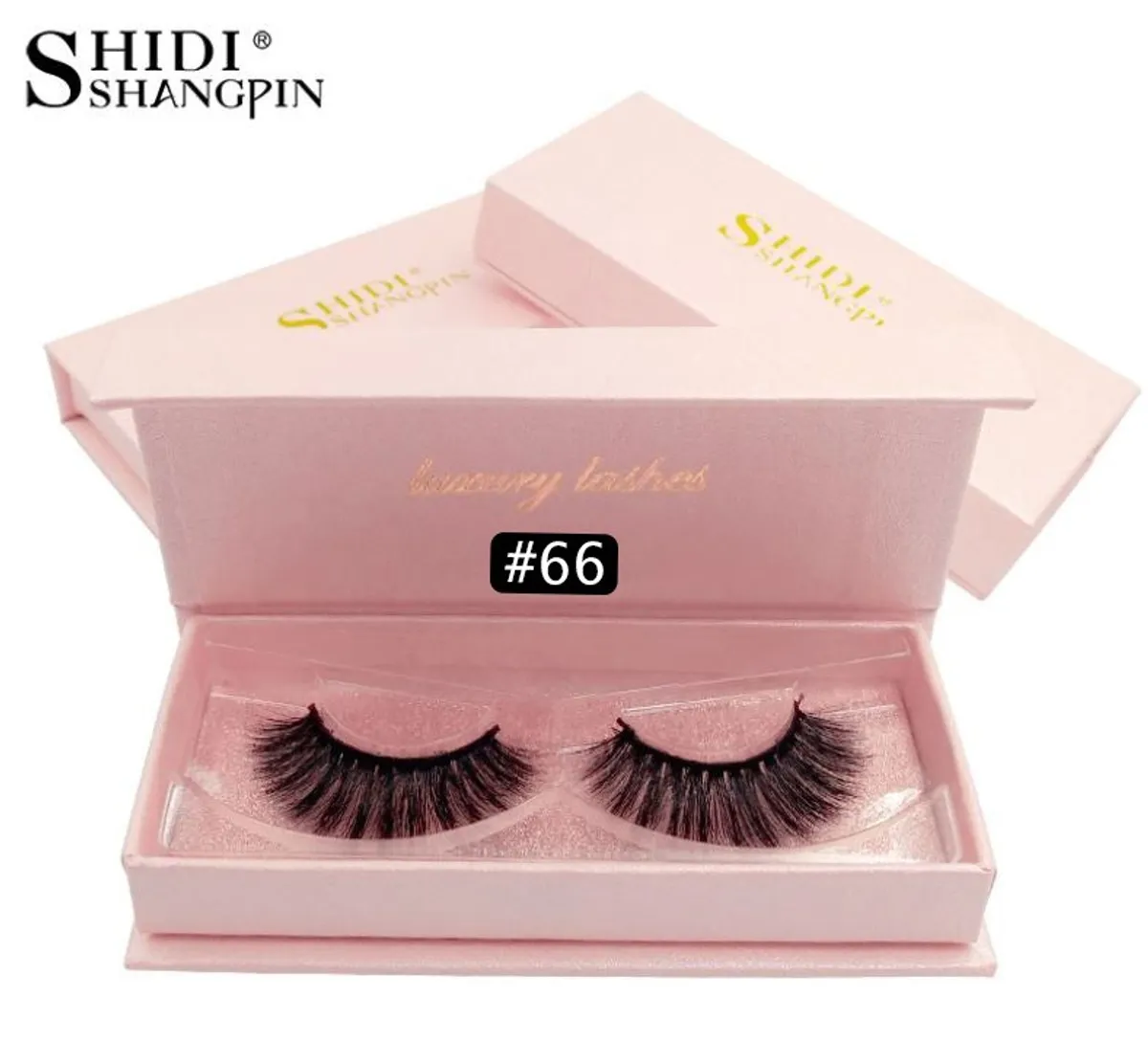 Shidi Single Pink Box Lash #66