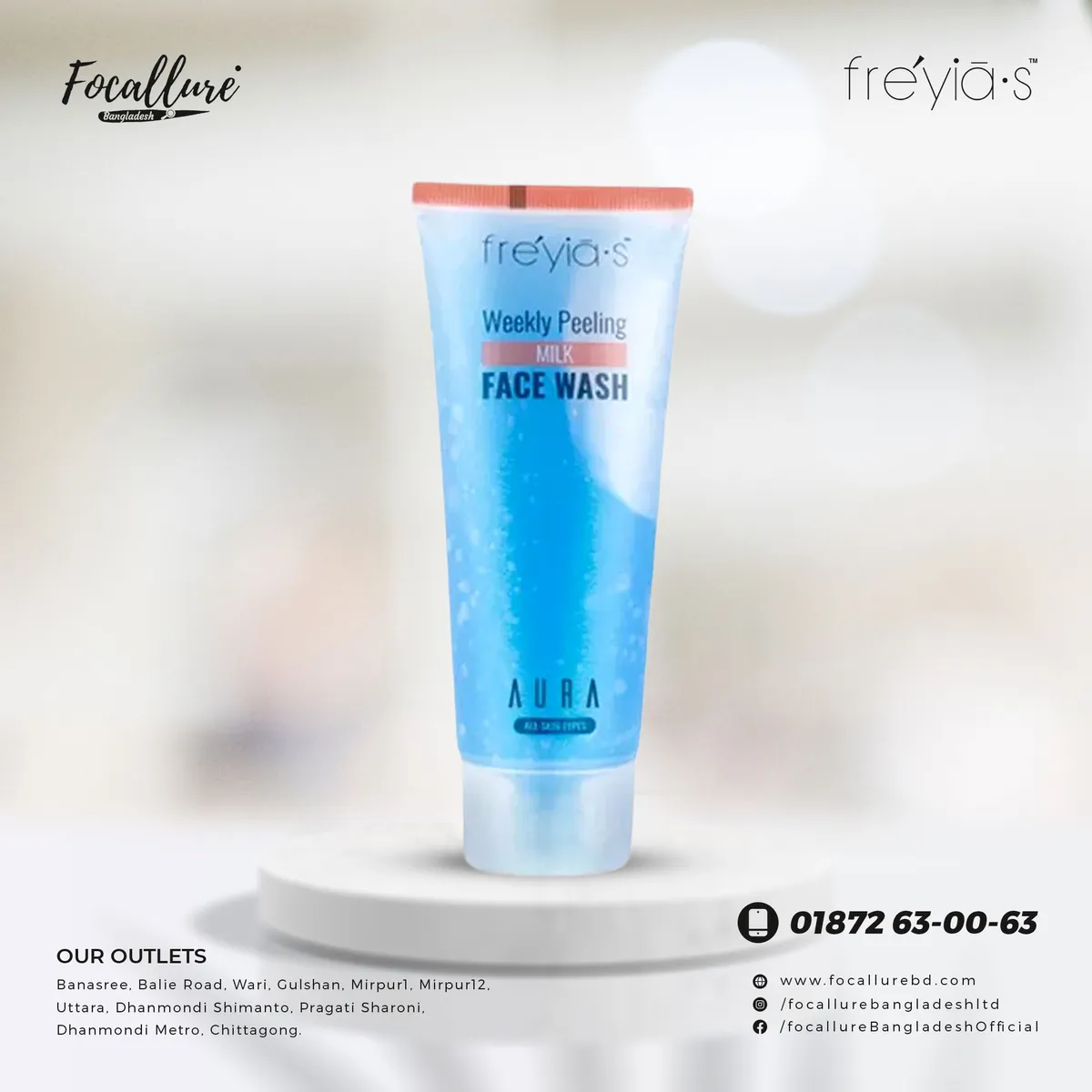 Click to Zoom Freyias Weekly Peeling Milk Face Wash - 100ml