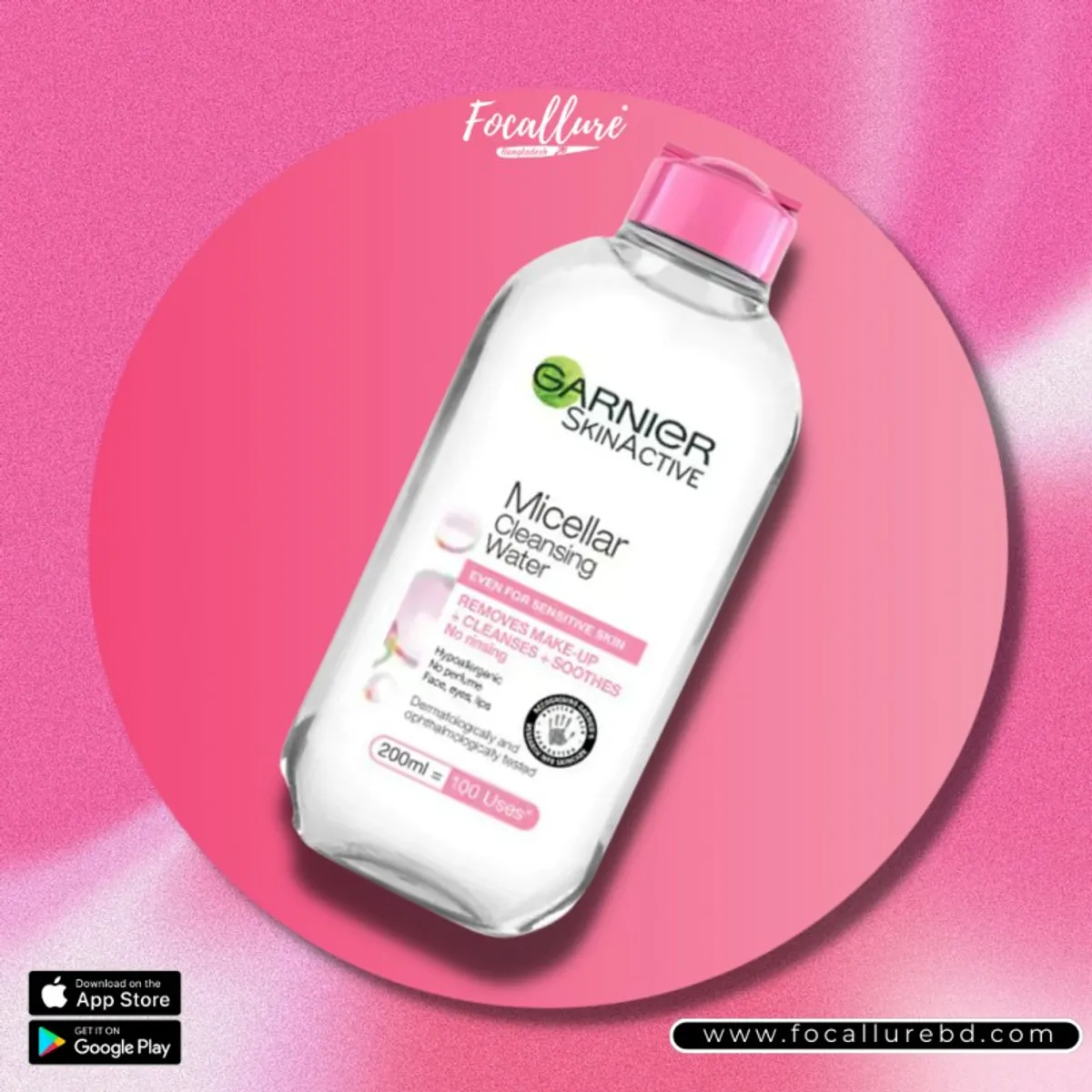 GARNIER MICELLAR CLEANSING WATER FOR SENSITIVE SKIN 200ML