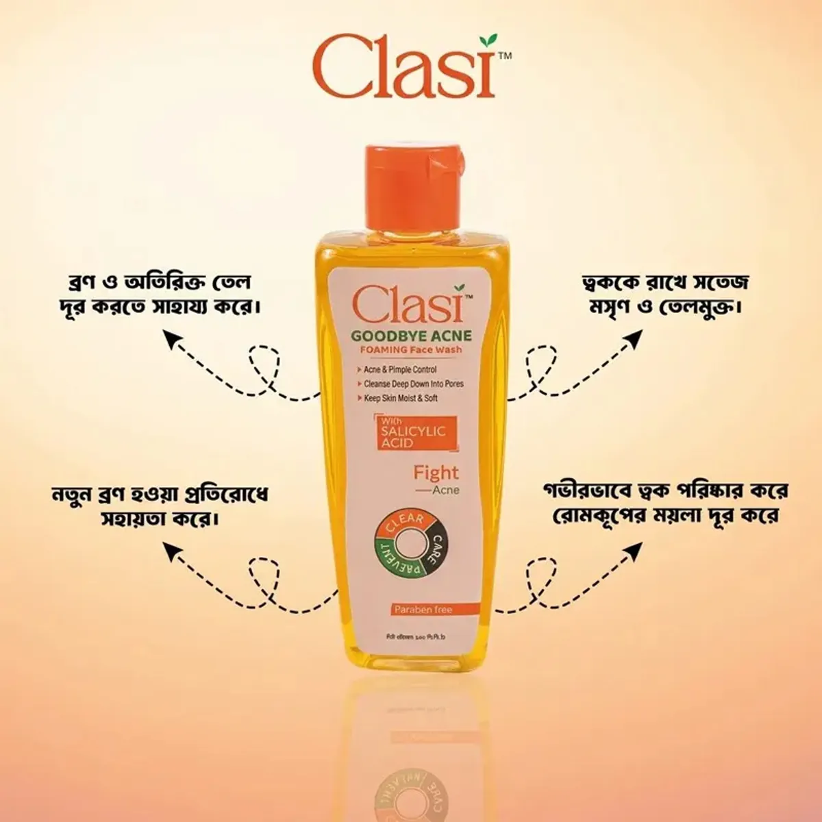 Click to Zoom Clasi Goodbye Acne Foaming Face Wash 50 ml