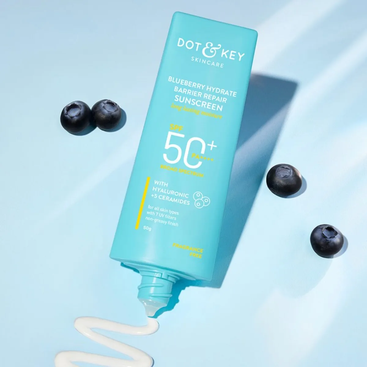Dot & Key Blueberry Hydrate Barrier Repair Sunscreen SPF 50+ PA++++ - 50g