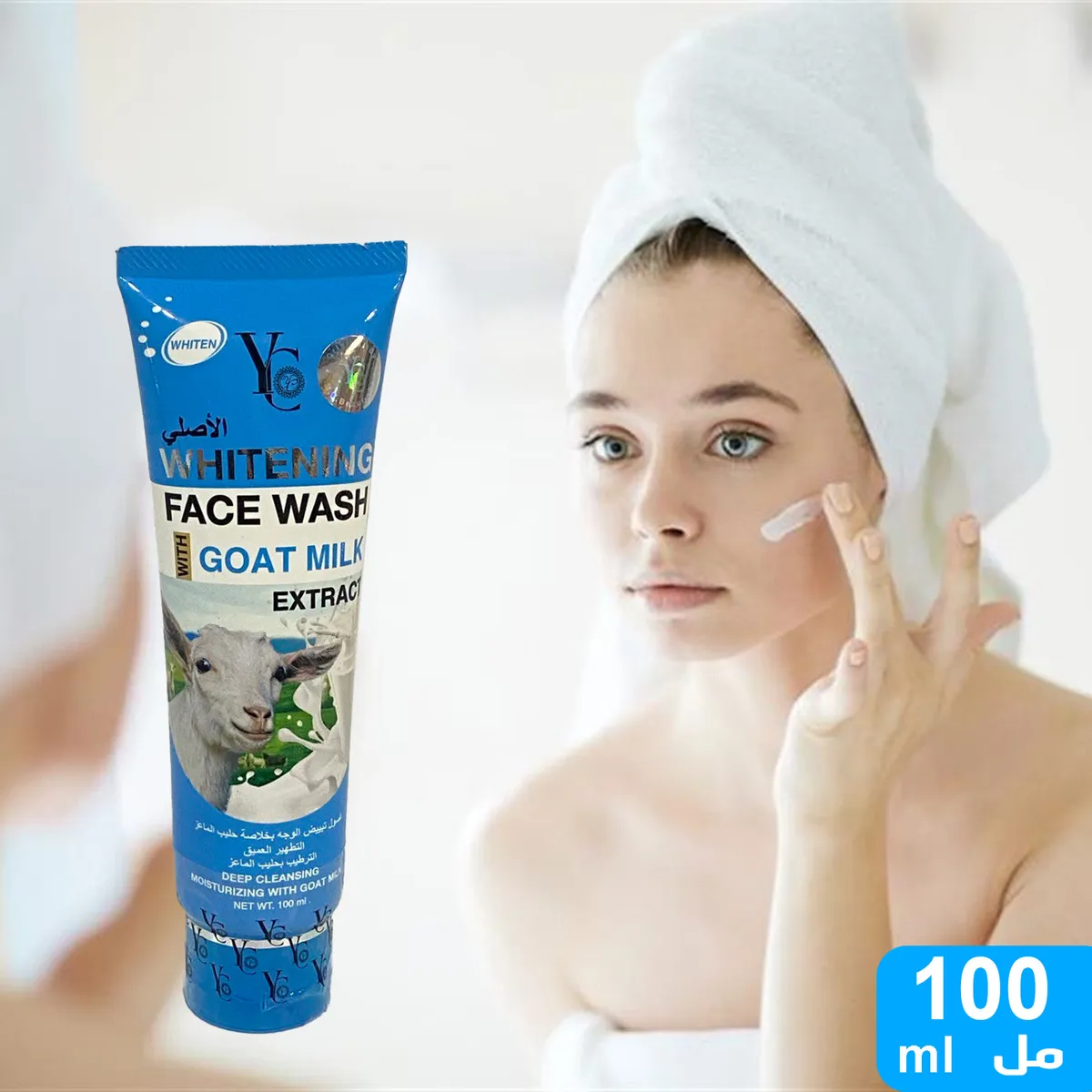 YC Whitening Face Wash with Goat Milk Extract-100ml