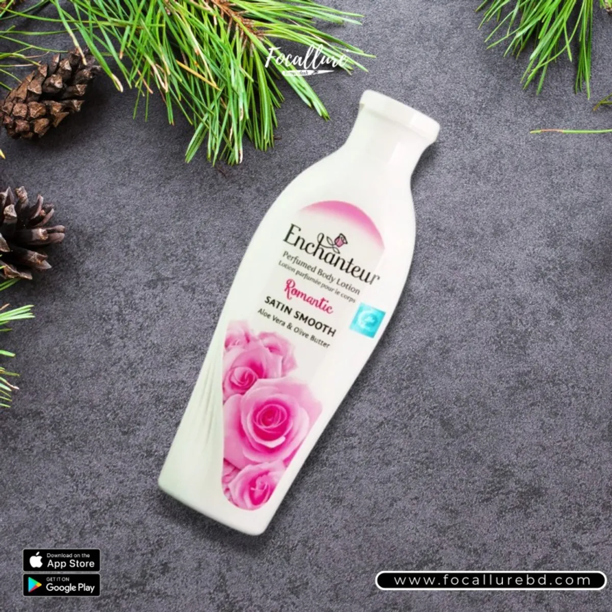Enchanteur Perfumed Body Lotion Romantie Satin Smooth-250ml