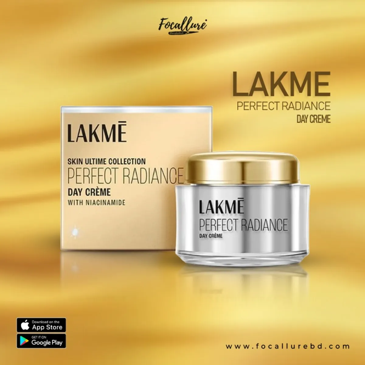 Lakmé Perfect Radiance Brightening Day Cream (50G)
