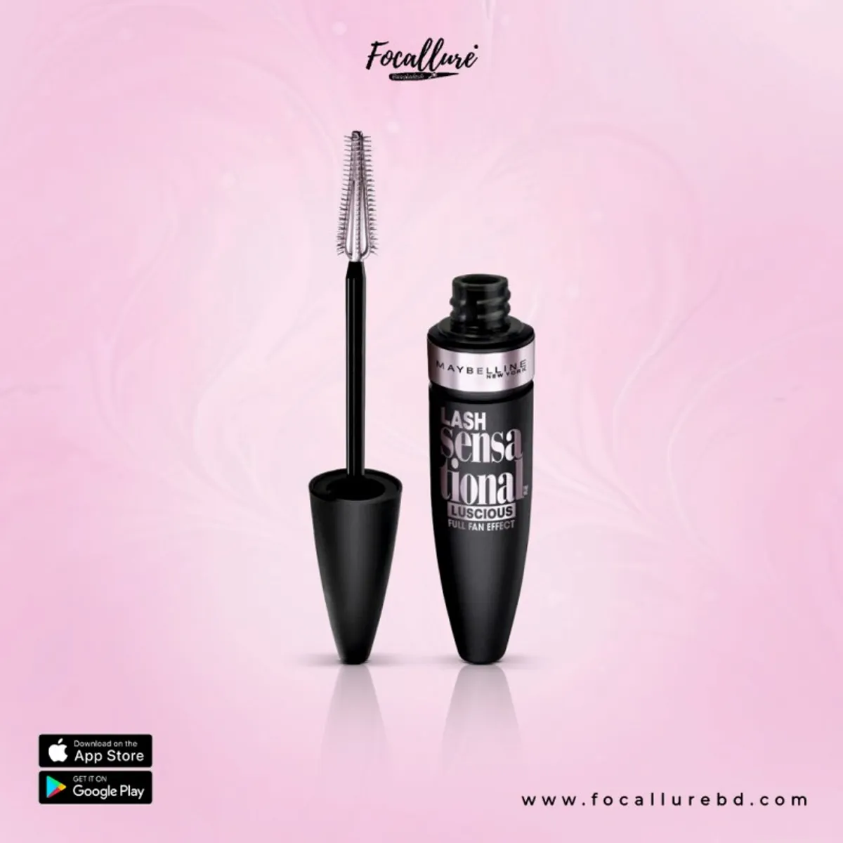 Click to Zoom Maybelline - Lash Sensational Luscious With Oil Blend - Black