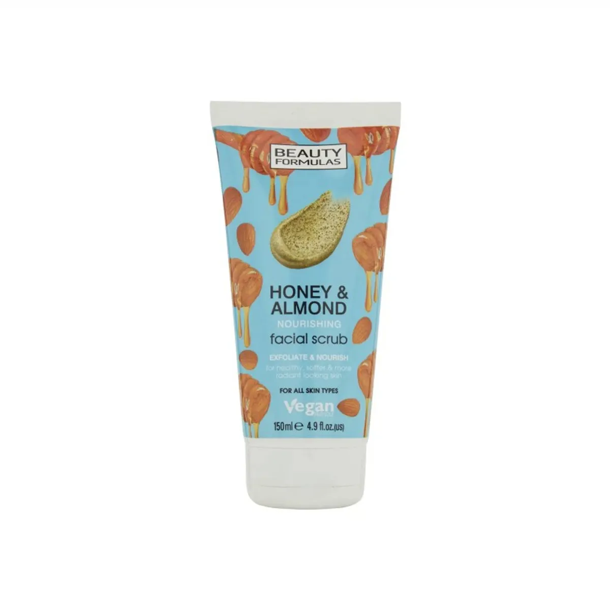 Beauty Formulas Nourishing Honey & Almond Facial Scrub - 150ml