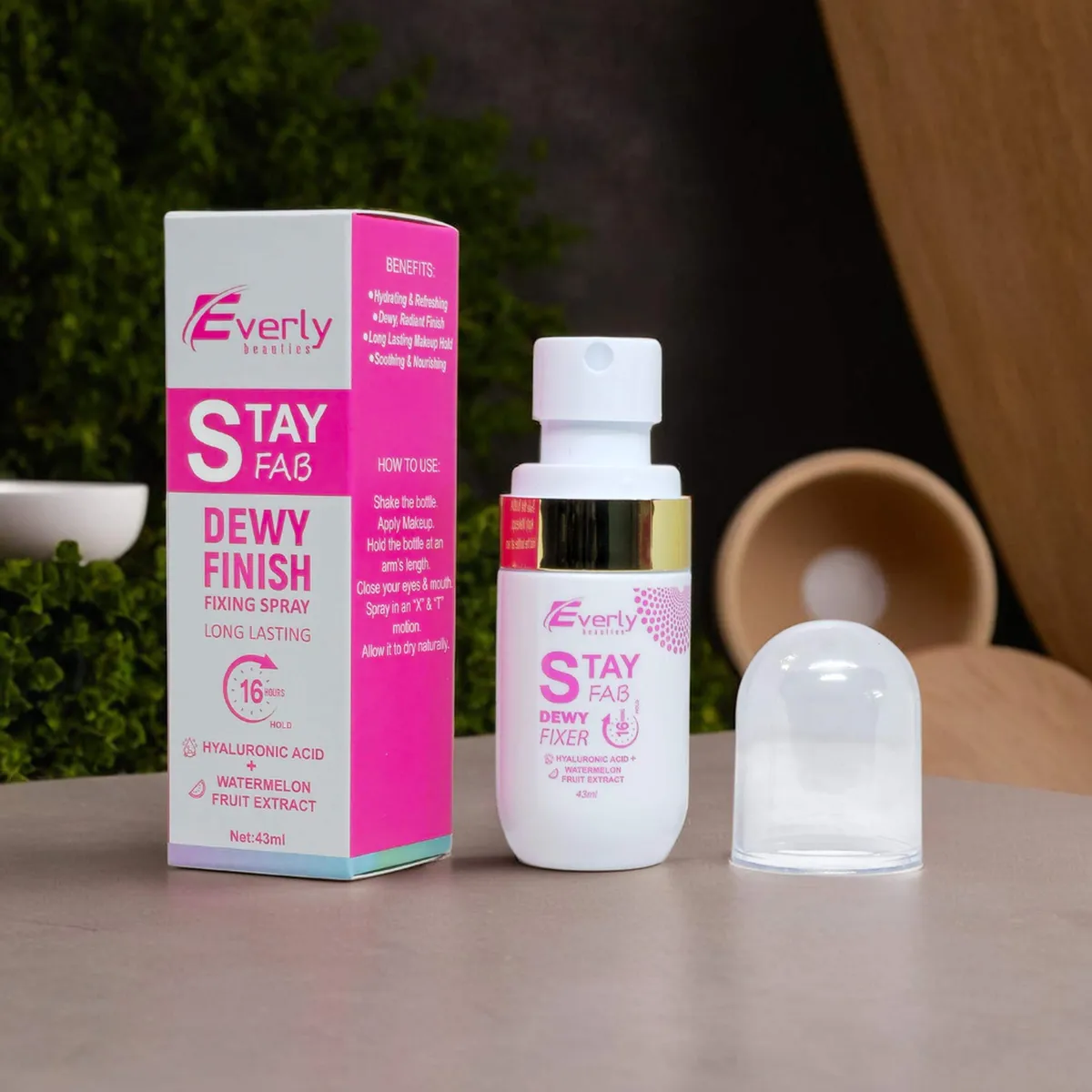 Everly Beauties Stay Fab Dewy Finish Fixing Spray -43ml