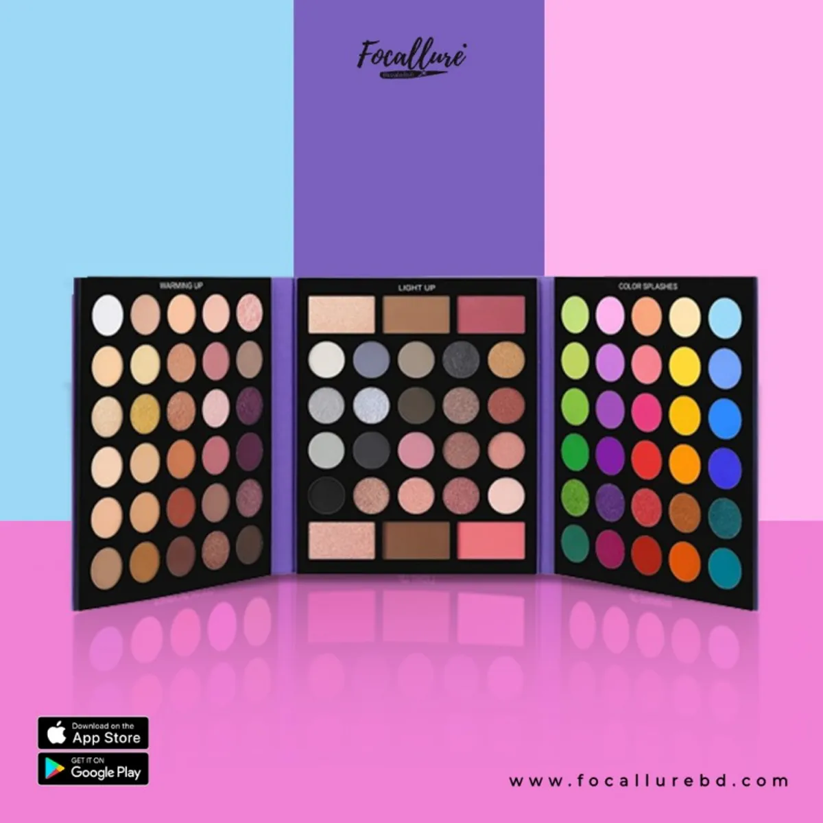 Pretty All Set 2 86 Colors  Eyeshadow Palette