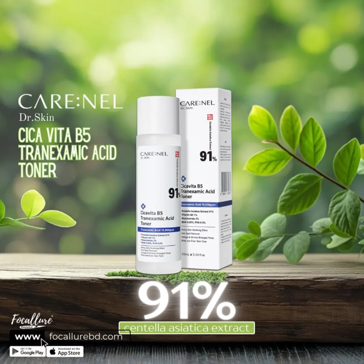 CARE:NEL Cicavita B5 Tranexamic Acid Toner 155 ml