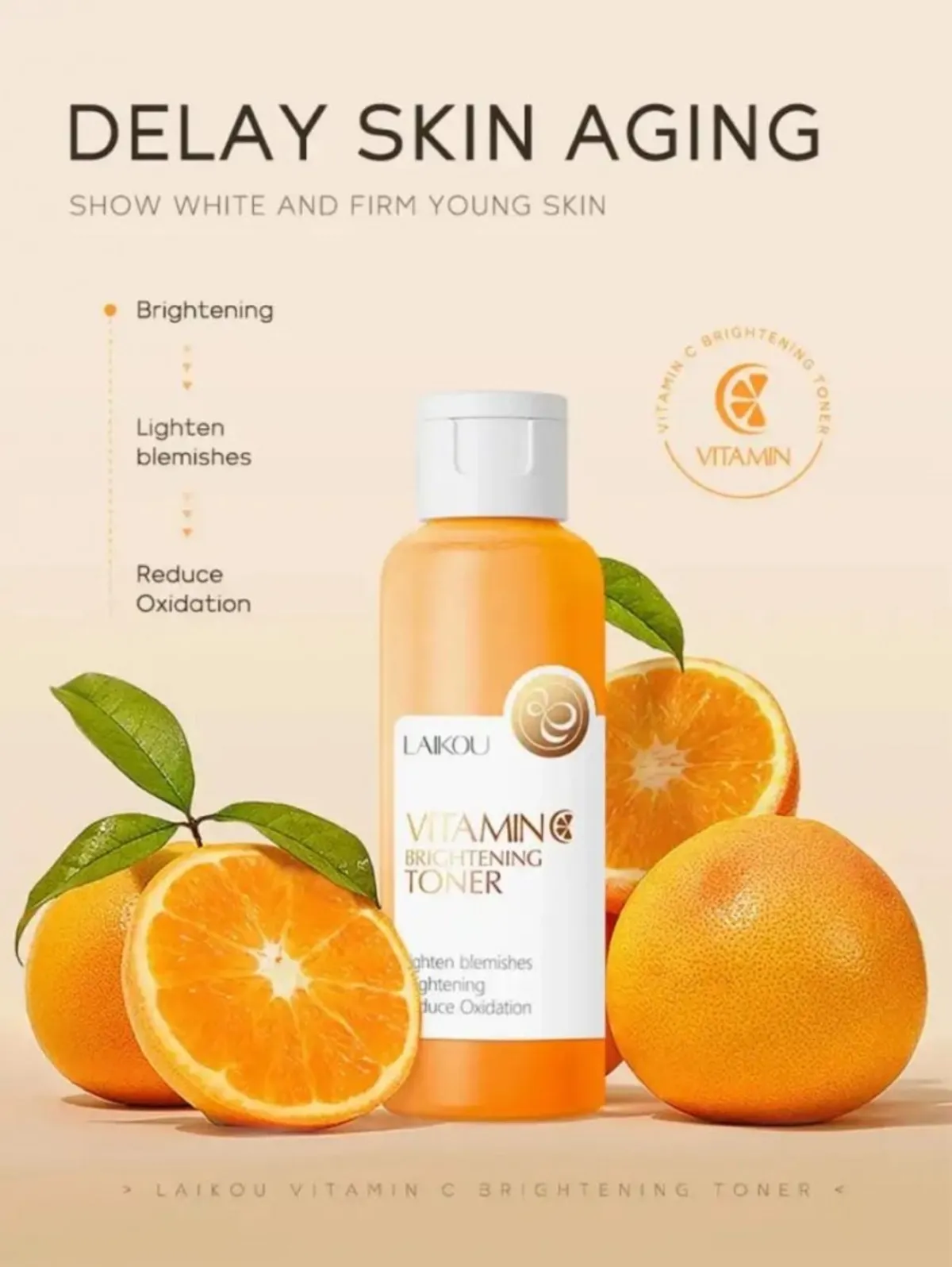 Laikou Vitamin C Brightening Toner - 100ml