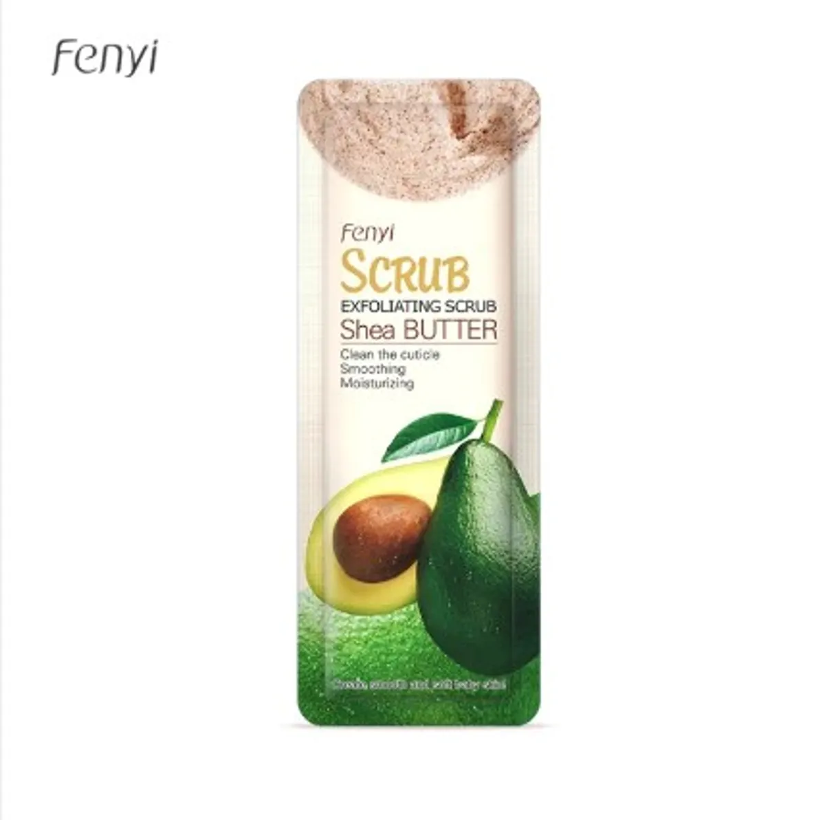 Fenyi Shea Butter Exfoliating Scrub Smooth Dry Skin Deep Nourishing Face Scrubs-3g