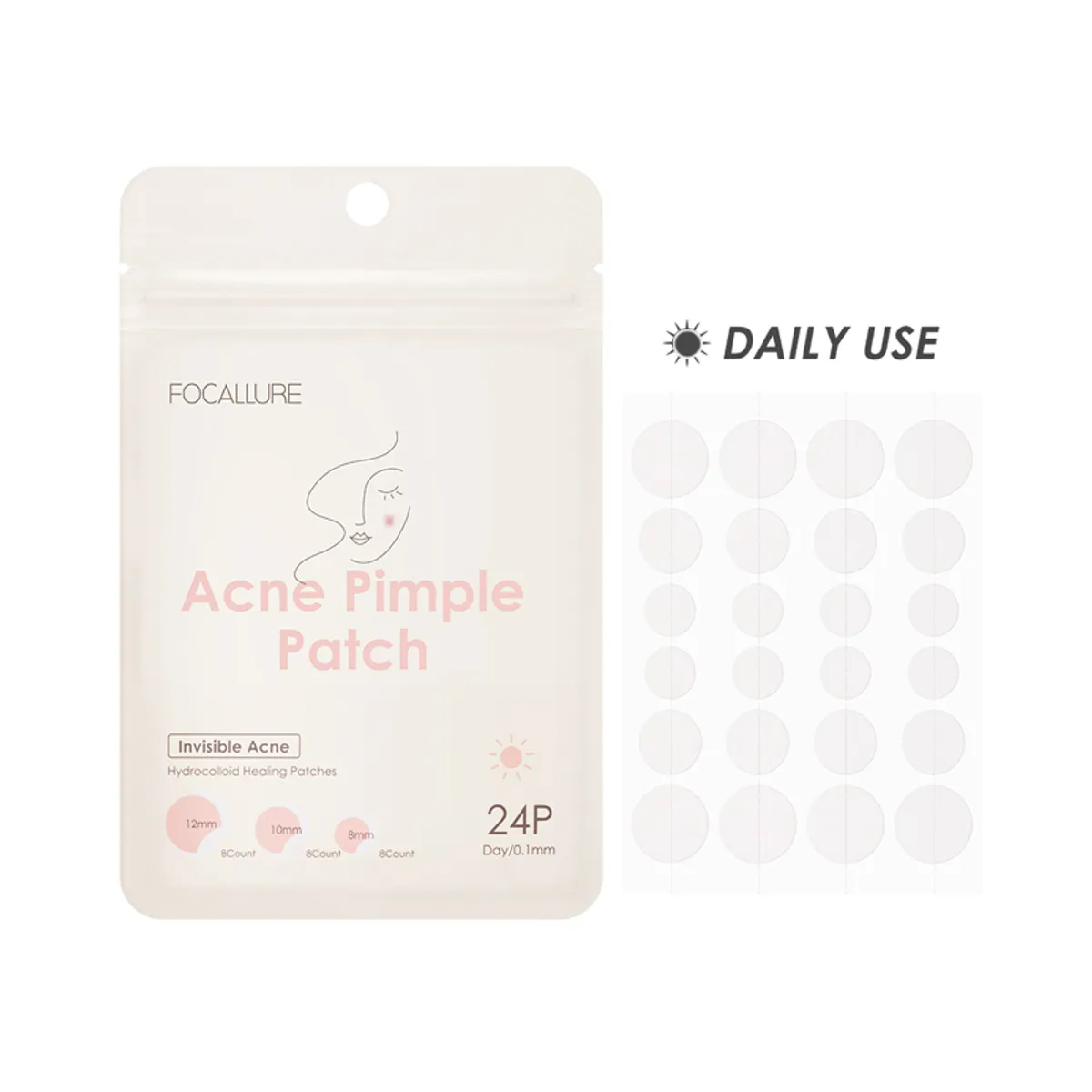 FOCALLURE ACNE PIMPLE PATCH 24p