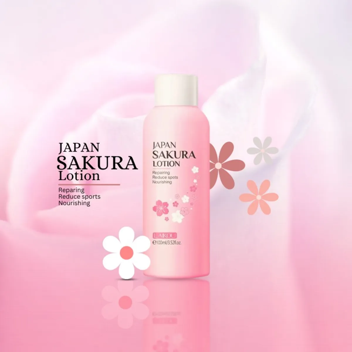 Click to Zoom Laikou Japan Sakura Lotion Reduce Body Spots – 100ml