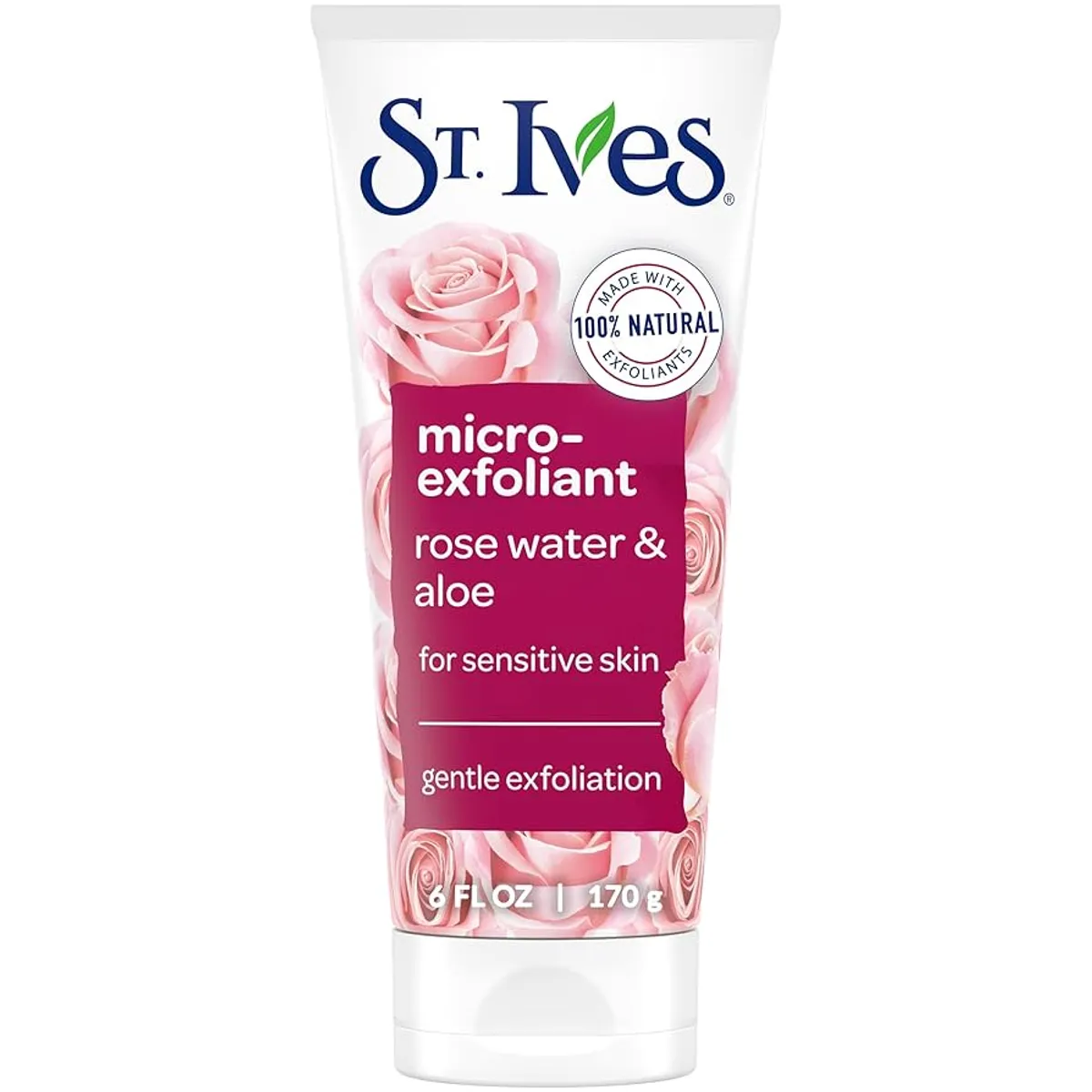 Click to Zoom St. Ives Gentle Smoothing Rosewater and Aloe Vera Facial Scrub - 170g