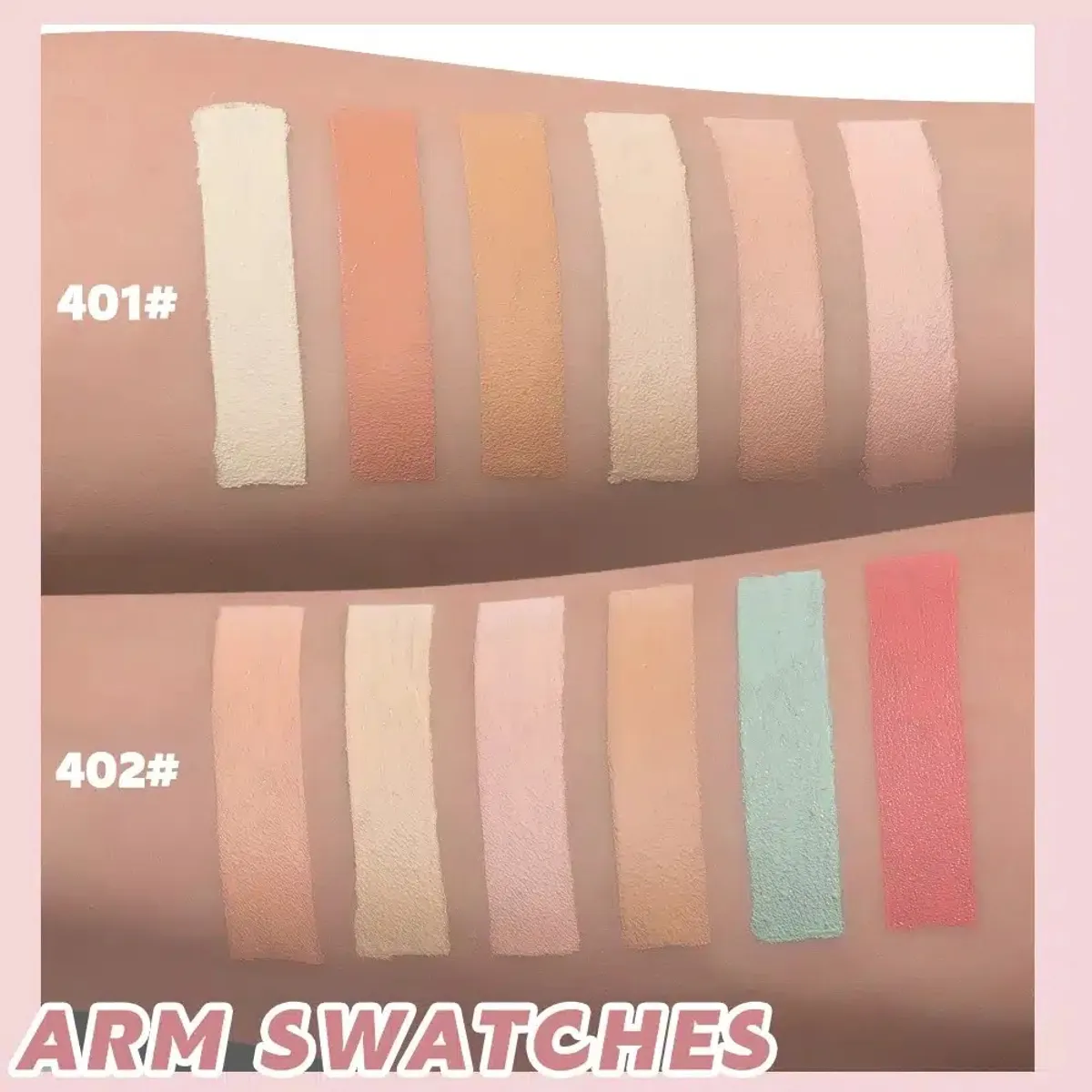 Beauty Glazed Soft Phantom Concealer 6 Color Palette 401