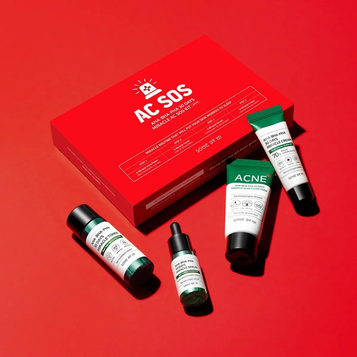 SOME BY MI AHA, BHA, PHA 30 Days Miracle AC SOS Kit