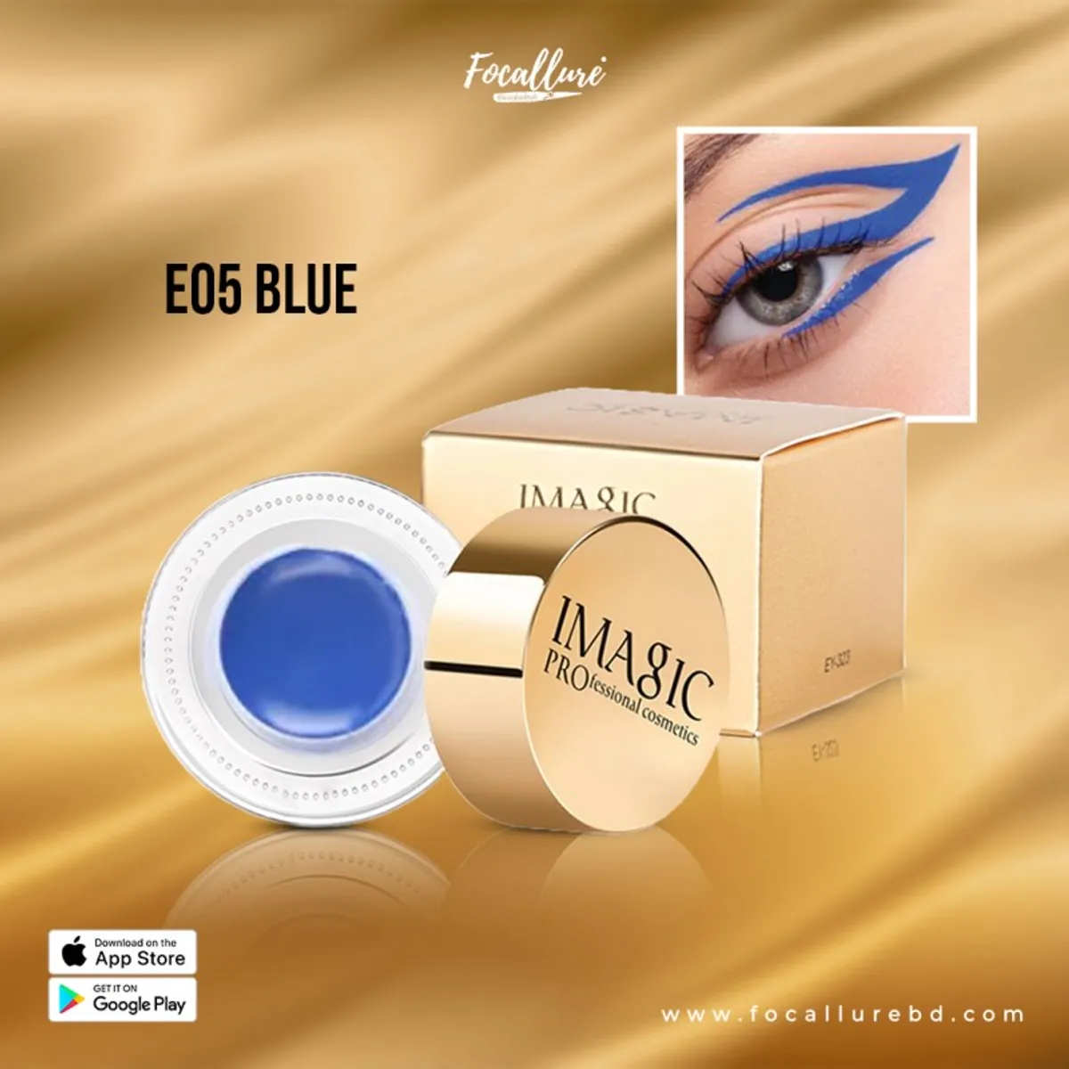 IMAGIC GEL EYELINER WATERPROOF EY-323 BLUE
