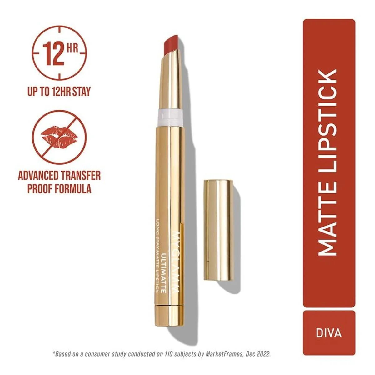 Click to Zoom MYGLAMM Ultimatte Long Stay Matte Lipstick