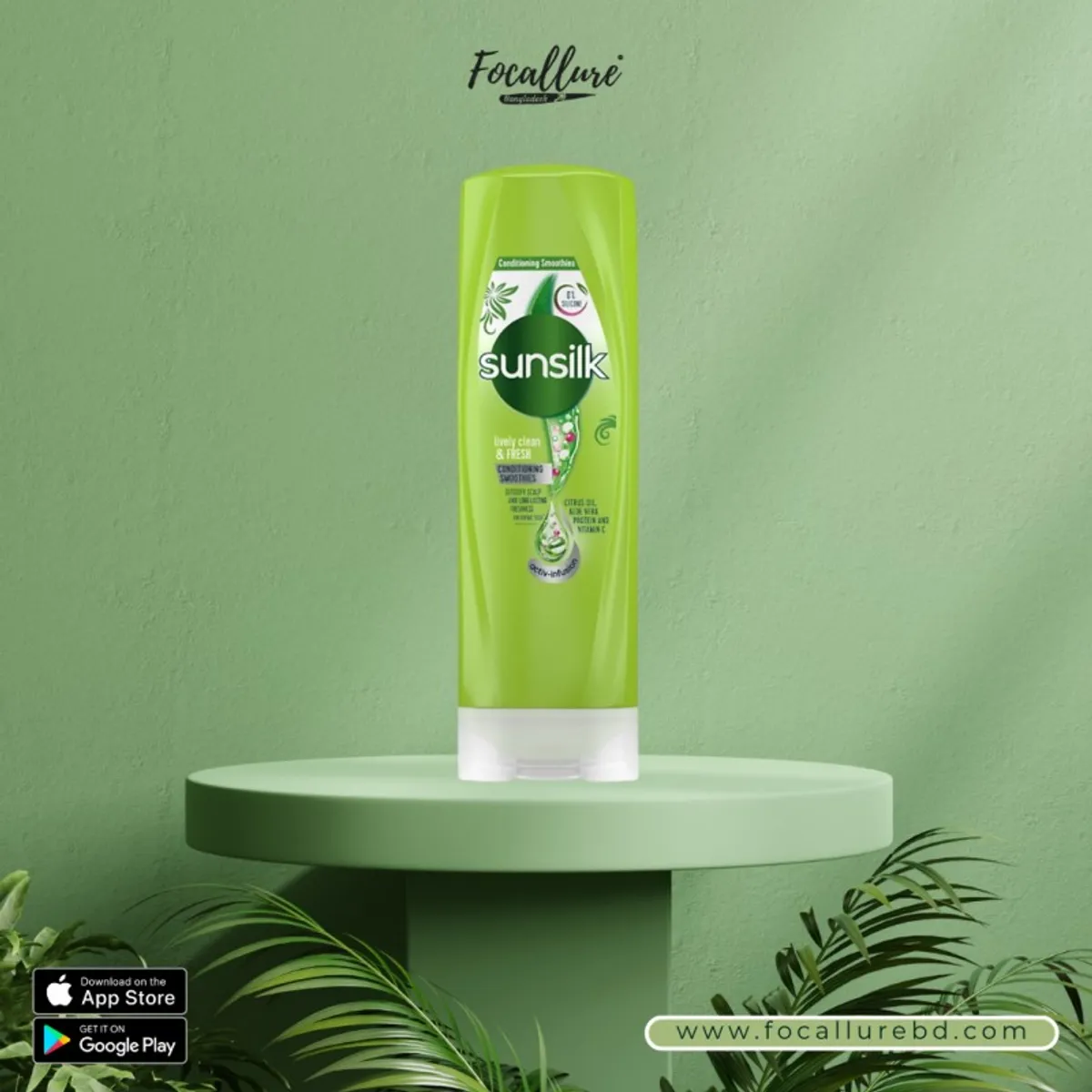 Sunsilk Lively Clean & Fresh Conditioner 300ml