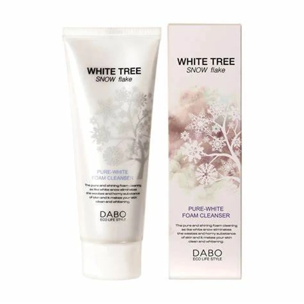 Click to Zoom DABO White Tree Snowflake Pure White Foam Cleanser 150 ml