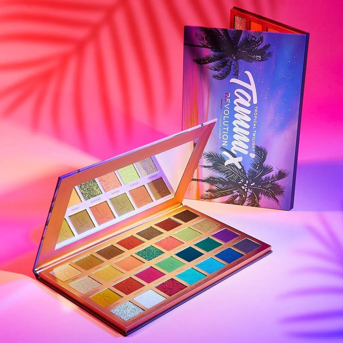 Revolution Tropical Twilight Collection-Eyeshadow Palette X Tammi-28 Color
