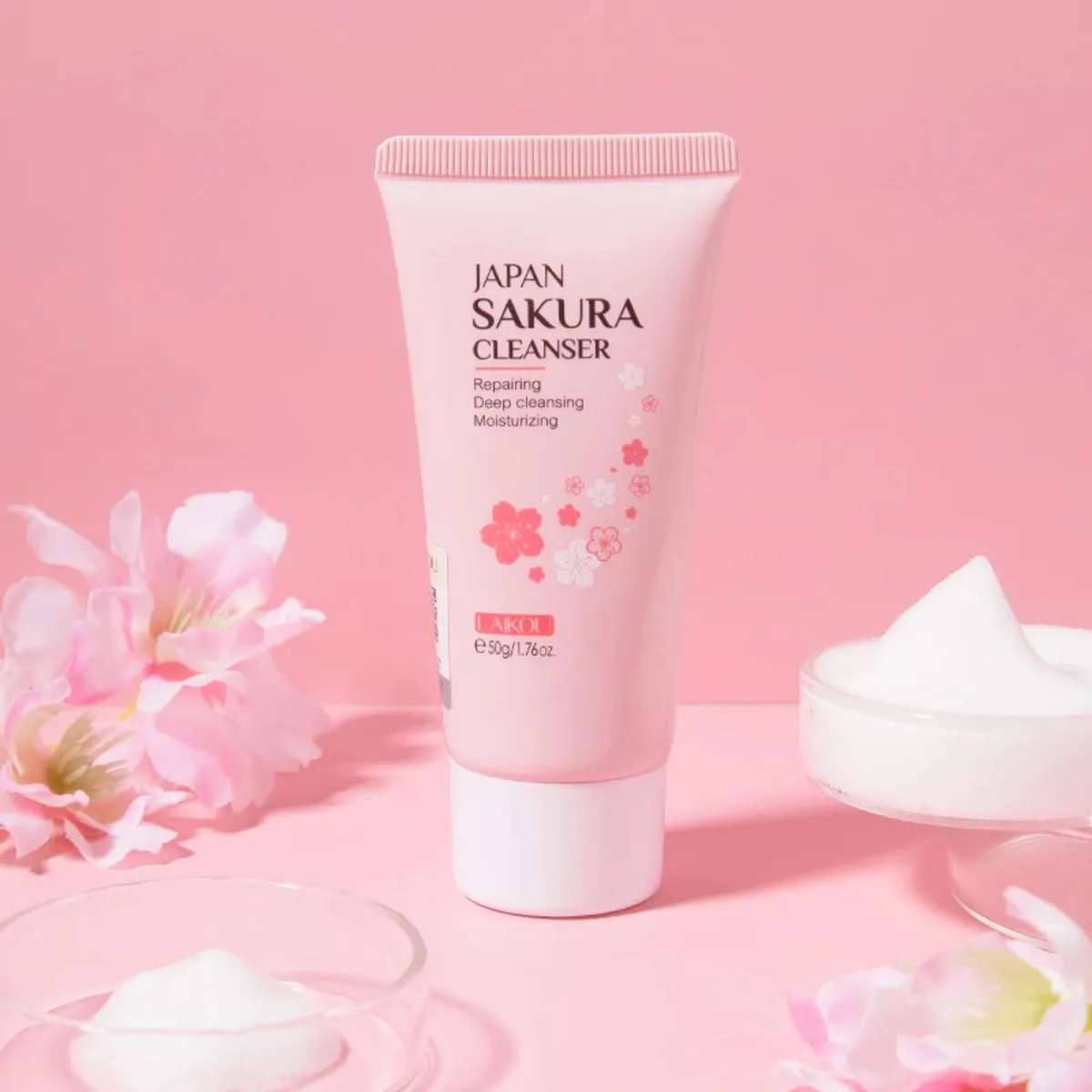 LAIKOU Japan Sakura Cleanser Face Wash -50gm
