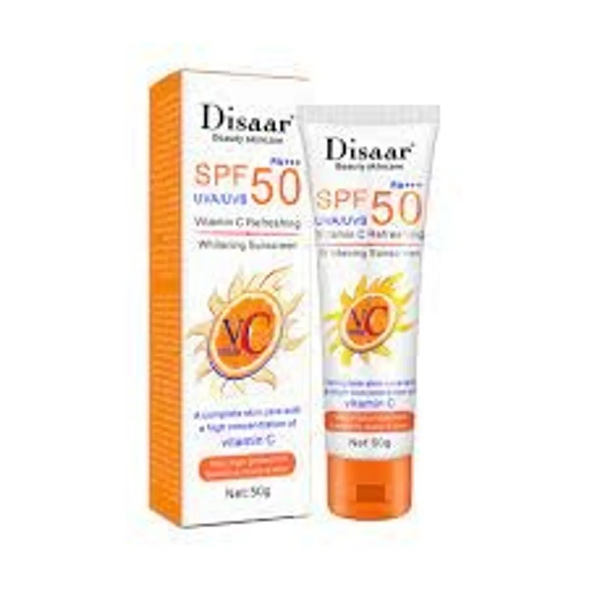 Disaar Beauty Skincare SPF 50 Vitamin C Sunscreen - 50g