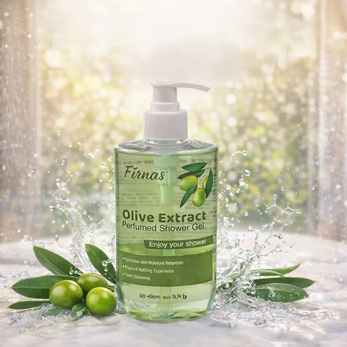 Firnas Olive Extract Perfumed Shower Gel- 300 ml