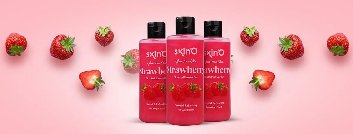 Skin’O Glow Your Skin Strawberry Scented Shower Gel-220ml