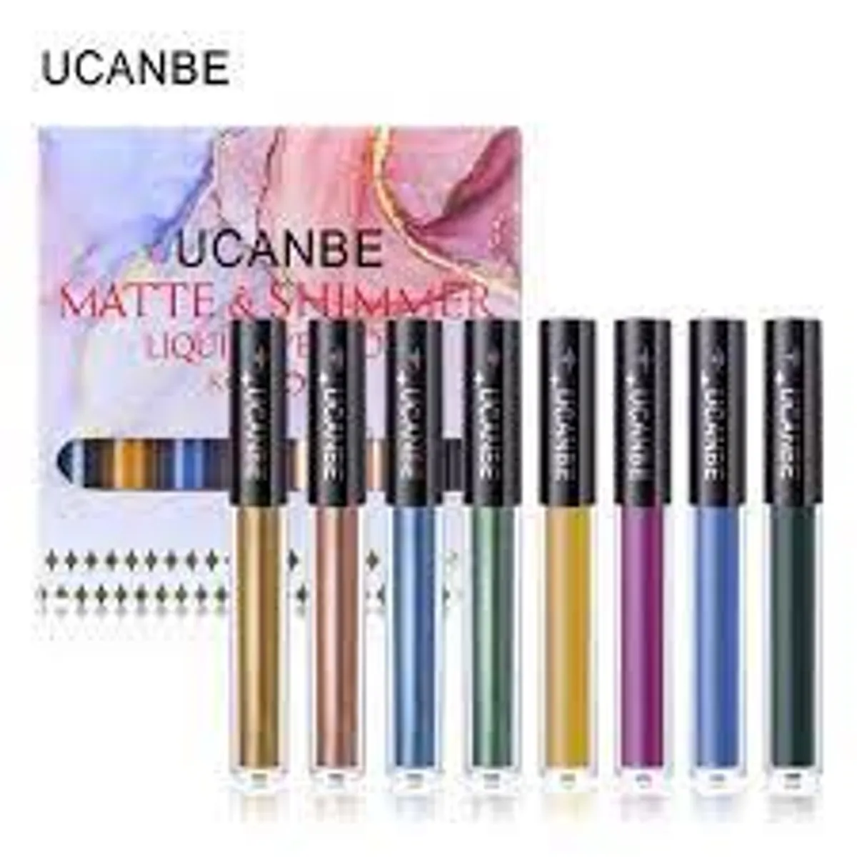 Ucanbe Matte+glitter Liquid Eyeshadow set- 8 colors