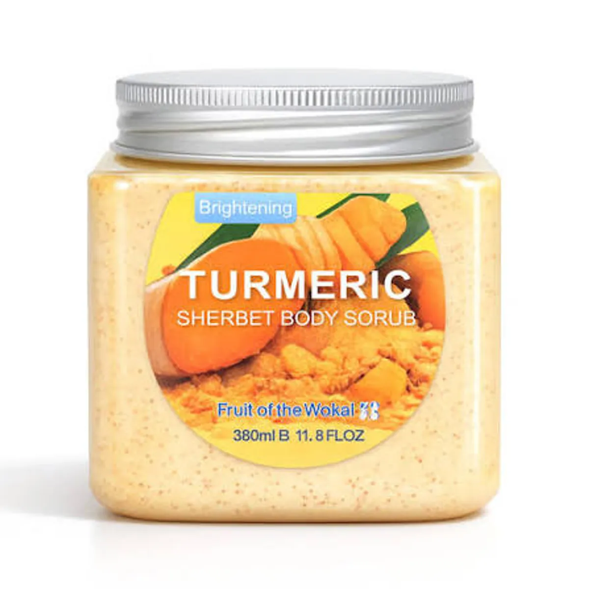 WOKALI TURMERIC BODY SCRUB BRIGHTENING -350ML
