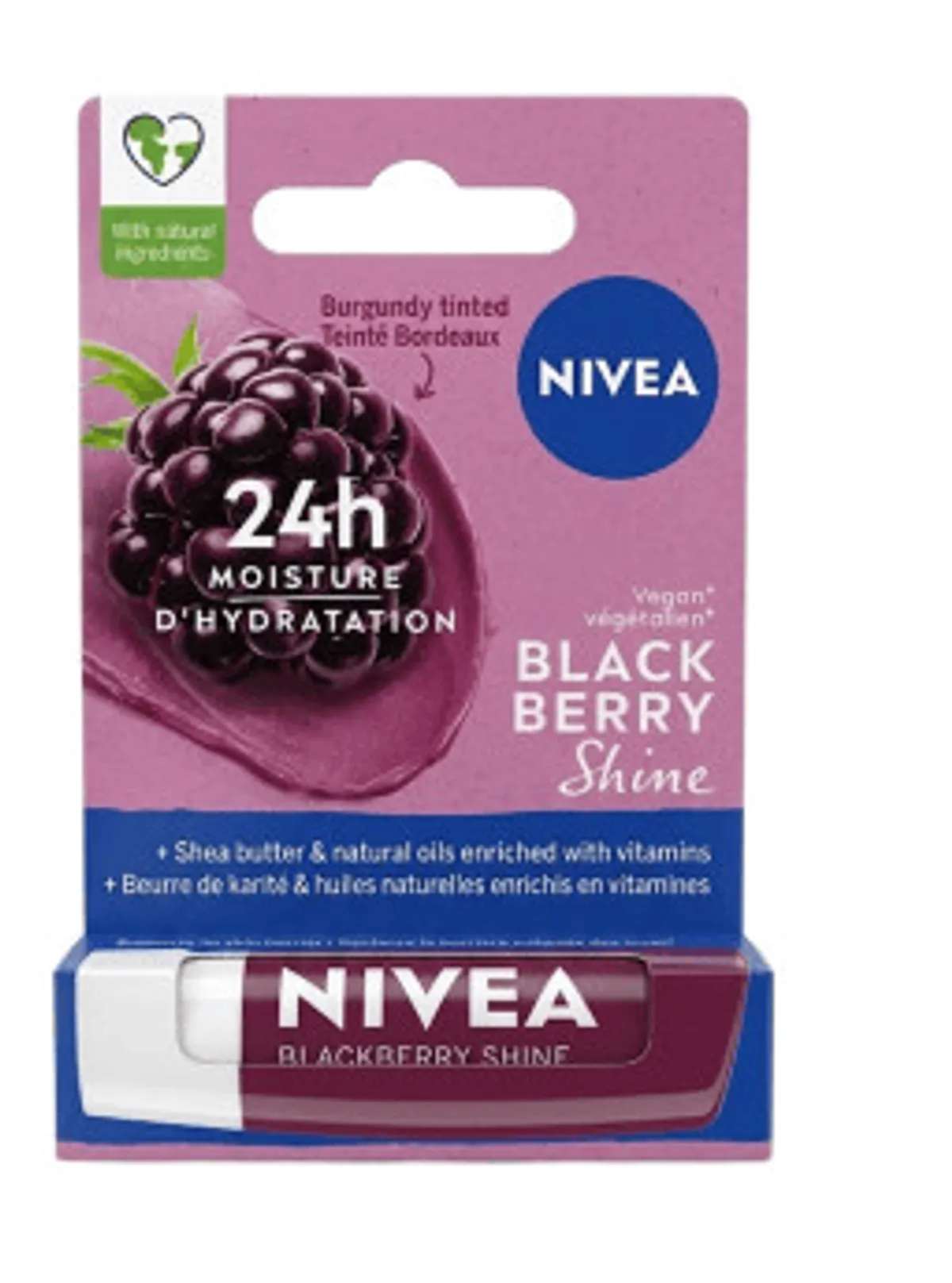 Nivea Blackberry Shine Lip Balm