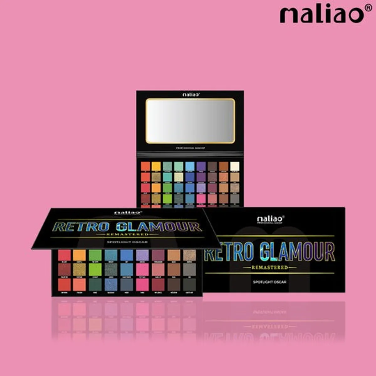 Click to Zoom MALIAO RETRO GLAMOUR REMASTERED 45 Colors Eyeshadow Palette
