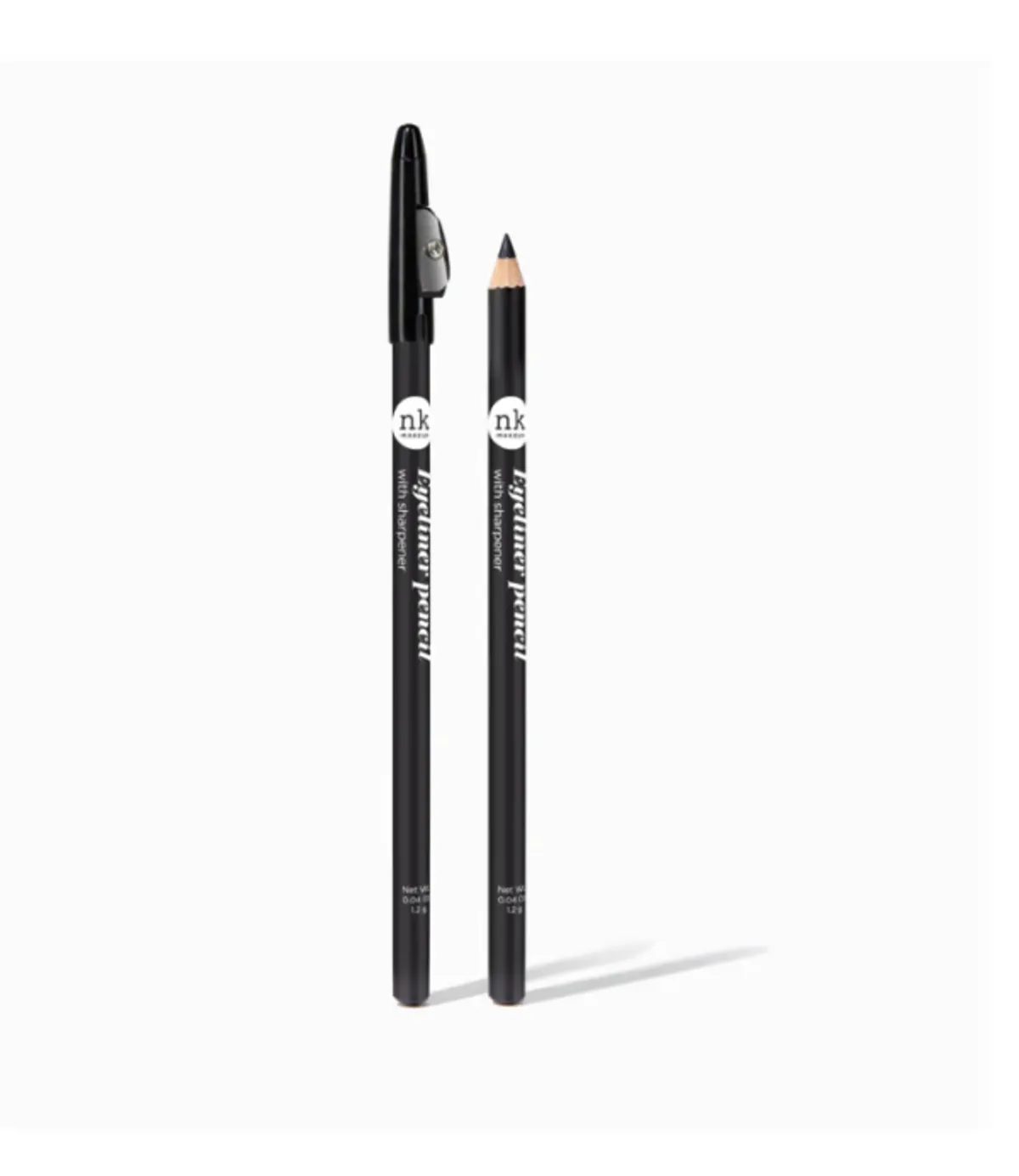 NICKA A EYELINER PENSIL WITH SHARPENERELP03 BLACK