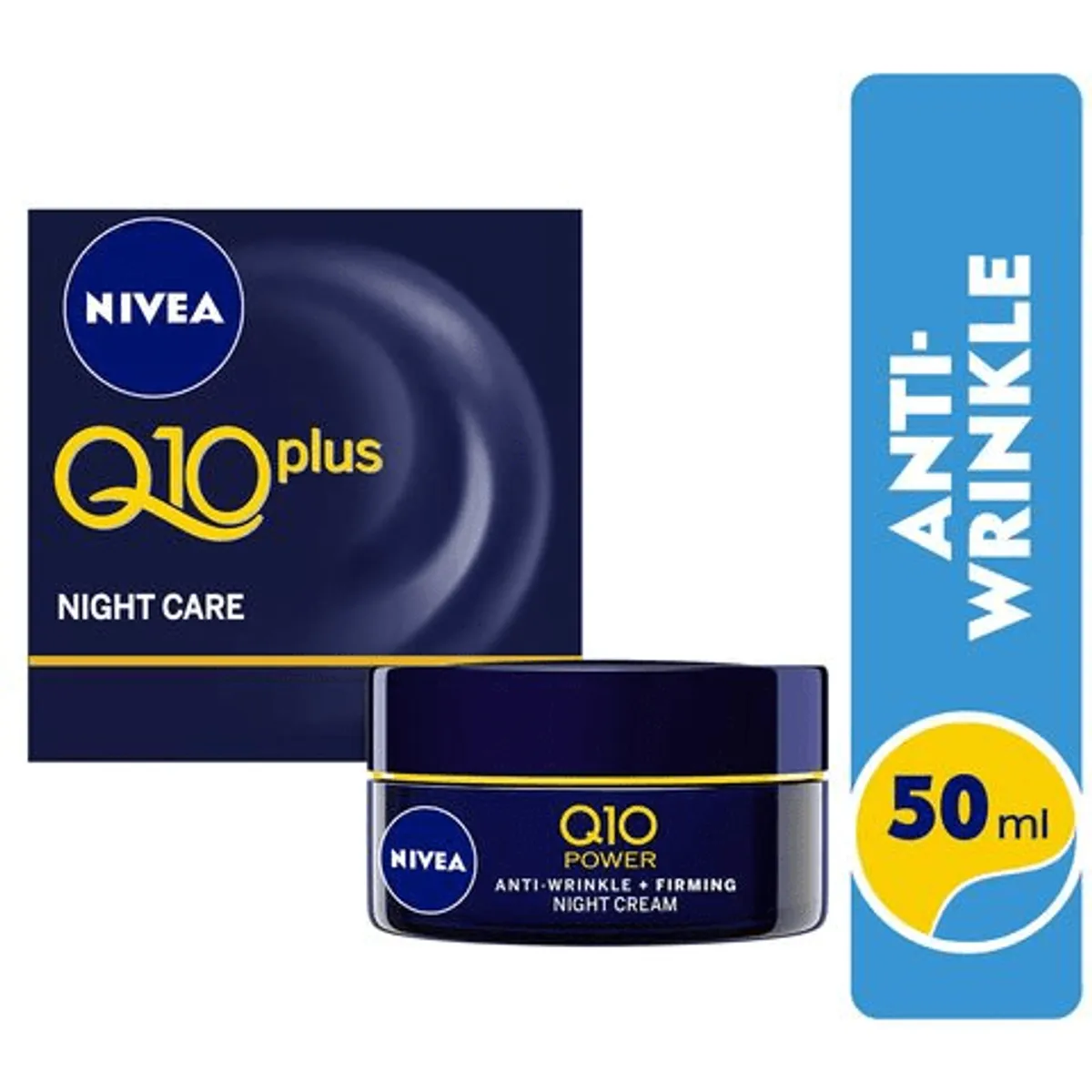 Nivea Q10 Anti-Wrinkle Night Cream - 50ml