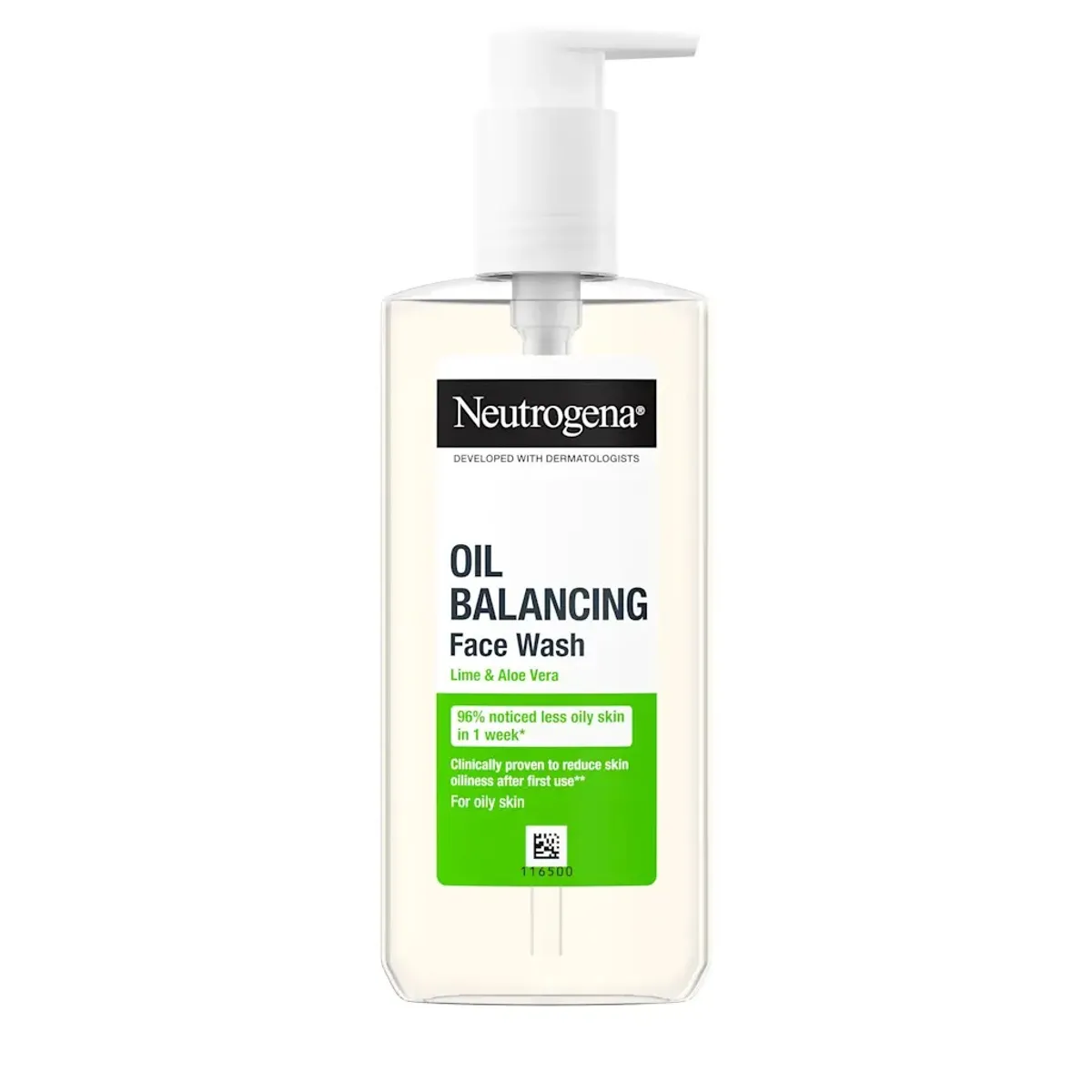 Click to Zoom Neutrogena Oil Balancing Face Wash for Oily Skin with Lime & Aloe Vera