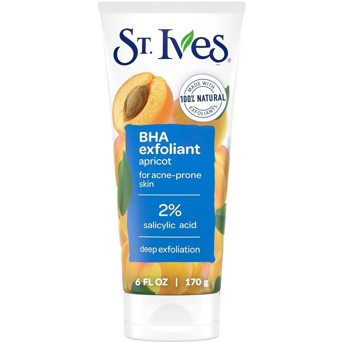 St. Ives 2% Salicylic Acid Acne Control Apricot Scrub - 170g