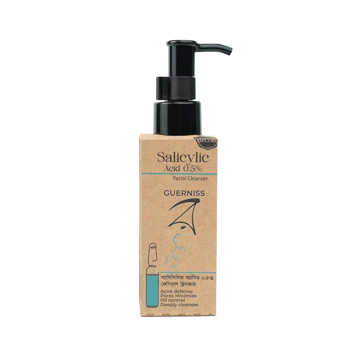 Guerniss Raw Salicylic Acid 0.5% Facial Cleanser