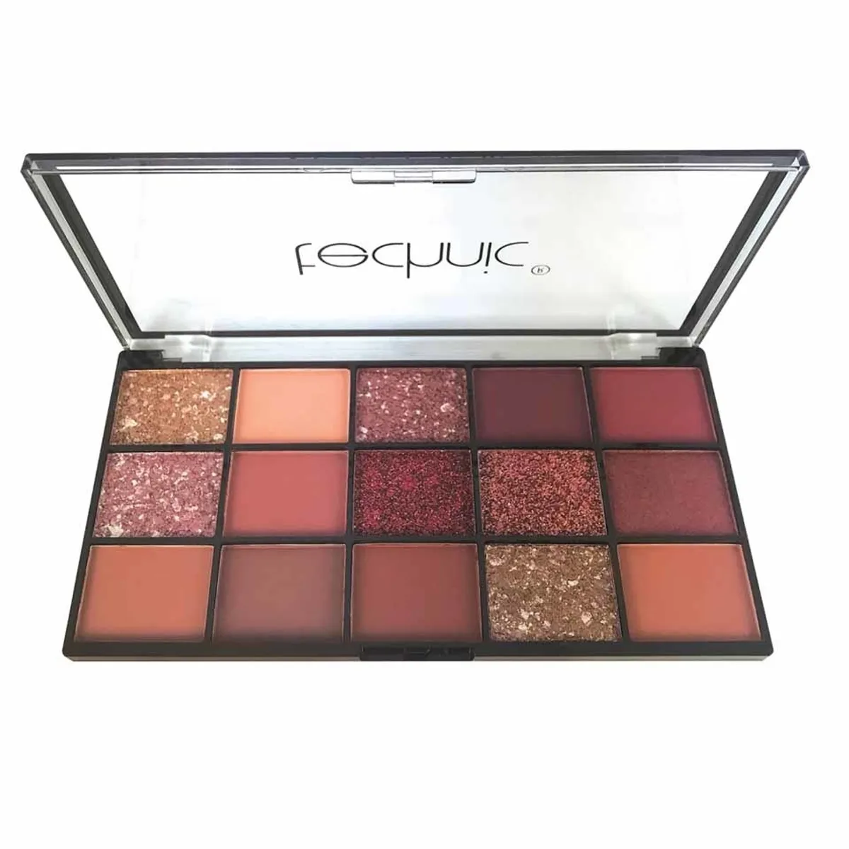 Technic Invite Only Pressed Pigment 15 Matte Shimmer Eyeshadow Palette Glitter