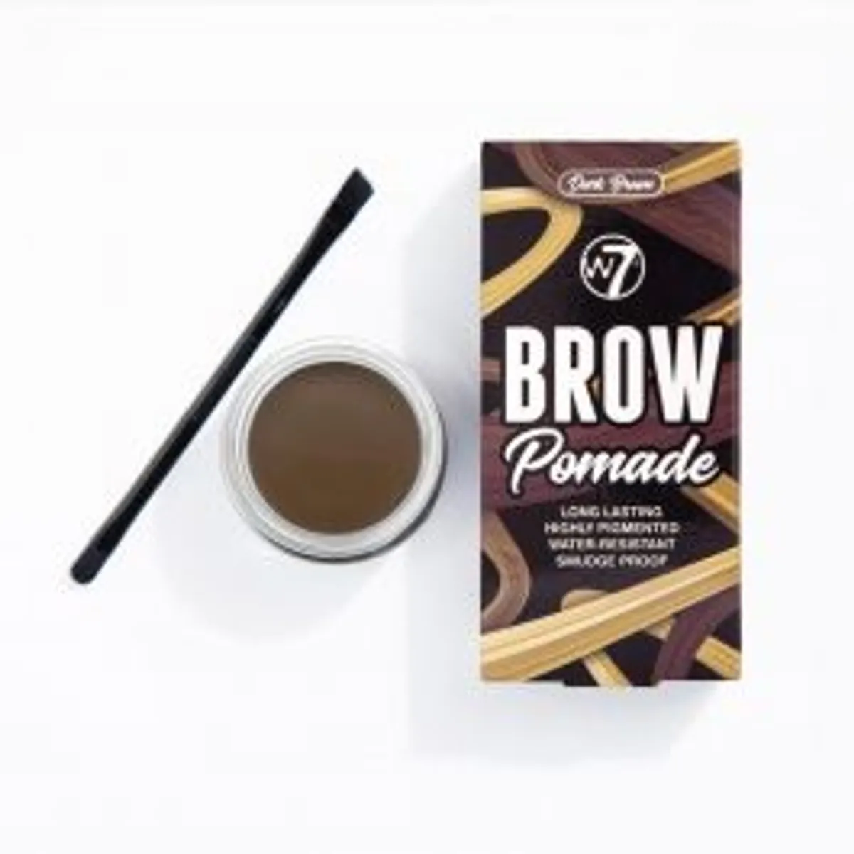 W7 Brow Pomade Gel, Matte Long Lasting brush Kit