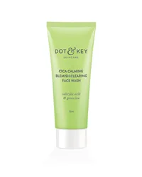 Dot & Key Cica Calming Blemish Clearing Salicylic acid + green tea Face Wash - 15ml