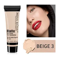MISS ROSE Matte-Wear Liquid Foundation - 37ml