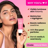 Dot & Key Watermelon Fresh In - The - Spotlight Strobe Cream (Moisturizer + Highlighter) Watermelon - Natural Glam 30ml
