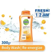 Dettol Anti-Bacterial Body Wash Re-Energize - 300ml