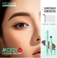 FOCALLURE 2 in 1 Waterproof Eyebrow Natural Stamp