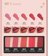 IMAGIC MATTE LIPSTICK SET-5PCS