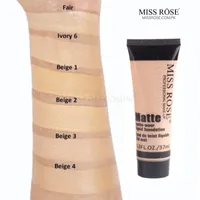 MISS ROSE Matte-Wear Liquid Foundation - 37ml